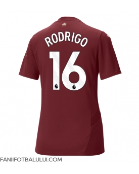 Manchester City Rodri Hernandez #16 Tricou Fotbal Replică 2024-25 Femei Treilea